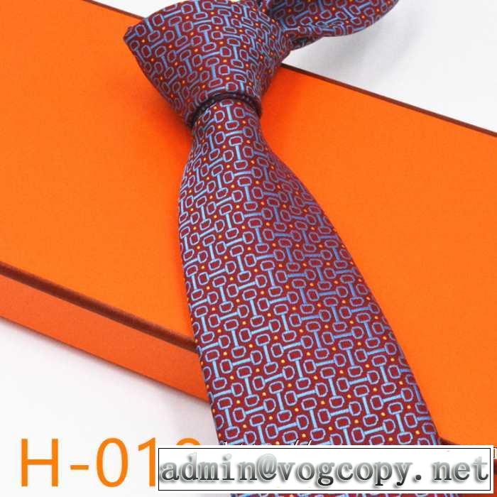 3色可選 エルメス支持率が高い秋冬最新作 HERMES ネクタイ 先取り 2019/2020秋冬ファッション