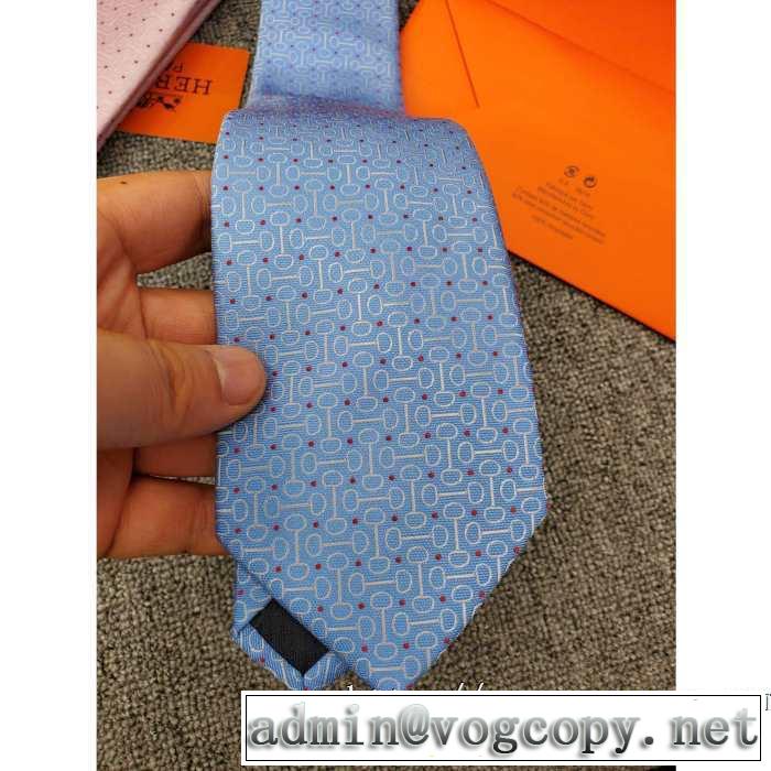 3色可選 エルメス支持率が高い秋冬最新作 HERMES ネクタイ 先取り 2019/2020秋冬ファッション