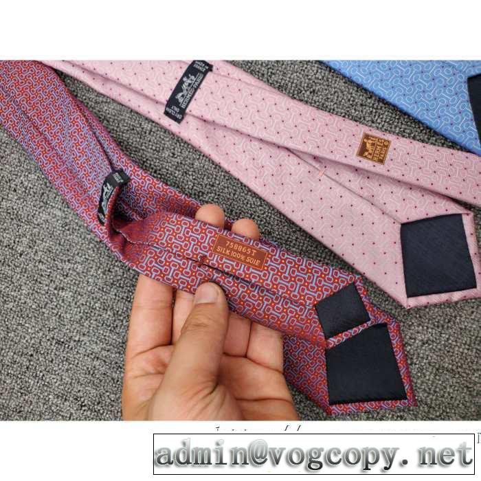 3色可選 エルメス支持率が高い秋冬最新作 HERMES ネクタイ 先取り 2019/2020秋冬ファッション