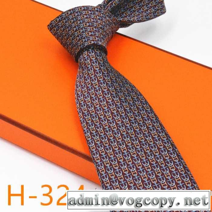 2019秋冬トレンドアイテム エルメス HERMES ネクタイ 絶妙な大人っぽさと遊び心