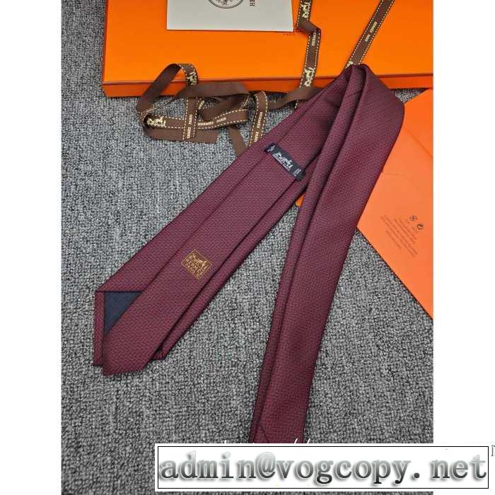 エルメス最速2019秋冬トレンドブランド HERMES ネクタイ 秋冬ファッションコーディネート