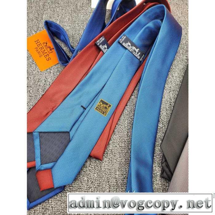 シンプルに着こなしたい エルメス秋にはやる最新作を先取り HERMES ネクタイ 秋服コーデ2019年版 多色可選