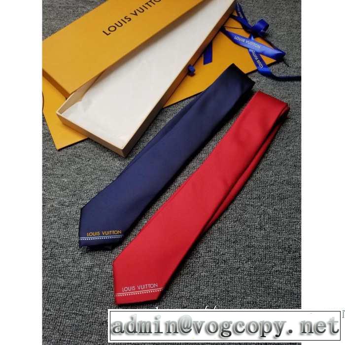 おすすめする注目トレンド ルイ ヴィトン2019トレンドアイテム激安  LOUIS VUITTON ネクタイ  2色可選