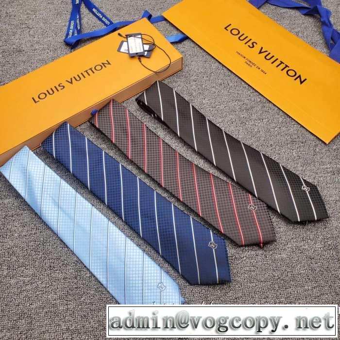 お洒落で秋冬注目トレンド ルイ ヴィトン LOUIS VUITTON ネクタイ 2019トレンドカラー秋冬セール 多色可選