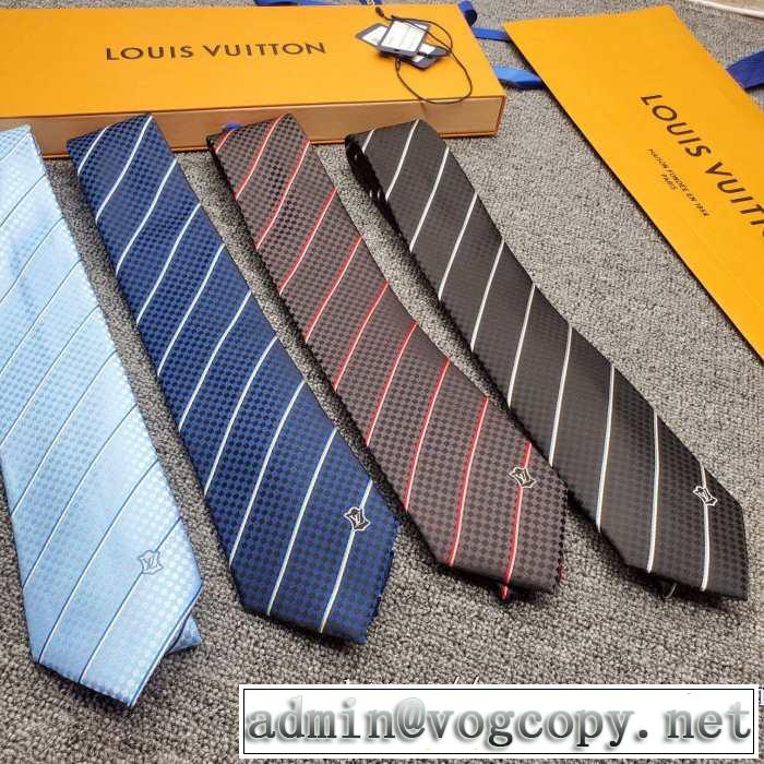 お洒落で秋冬注目トレンド ルイ ヴィトン LOUIS VUITTON ネクタイ 2019トレンドカラー秋冬セール 多色可選