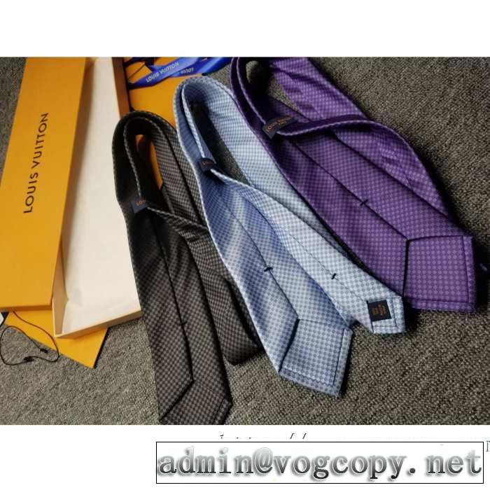 ルイ ヴィトン2019秋冬トレンドアイテム LOUIS VUITTON ネクタイ ファッショントレンドを早速チェック 4色可選
