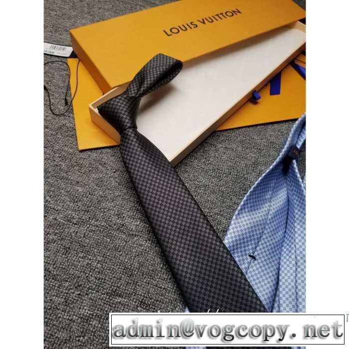 ルイ ヴィトン2019秋冬トレンドアイテム LOUIS VUITTON ネクタイ ファッショントレンドを早速チェック 4色可選