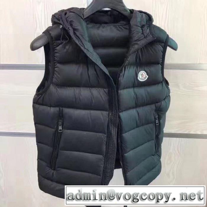 クラシカルな雰囲気と抜け感 MONCLER 防風性にも優れた  ダウンベスト 2019秋冬最安価格新品  モンクレール