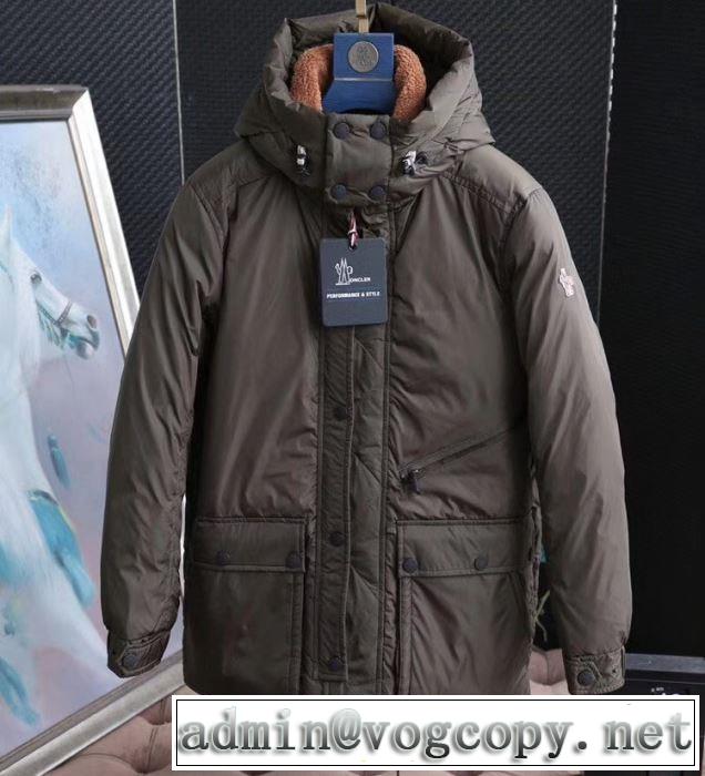 大人にも取り入れやすいコーデ MONCLER モンクレール 軽くて着心地も抜群  ダウンジャケット メンズ 2色可選  2019?2020秋冬流行色紹介