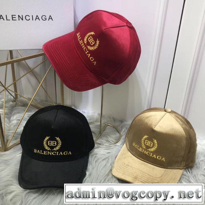  毎日でも使える人気商品 3色可選  キャップ 新しい品質保証バレンシアガ BALENCIAGA 2019年春の新作続々 