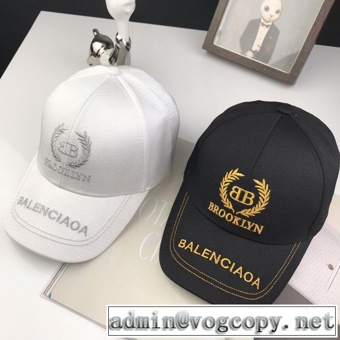 2019春夏の大注目トレンド 今っぽく新作アイテム バレンシアガ BALENCIAGA ベースボールキャップ 2色可選