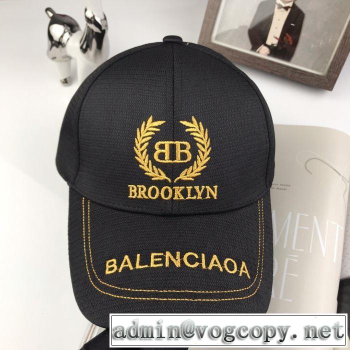 2019春夏の大注目トレンド 今っぽく新作アイテム バレンシアガ BALENCIAGA ベースボールキャップ 2色可選