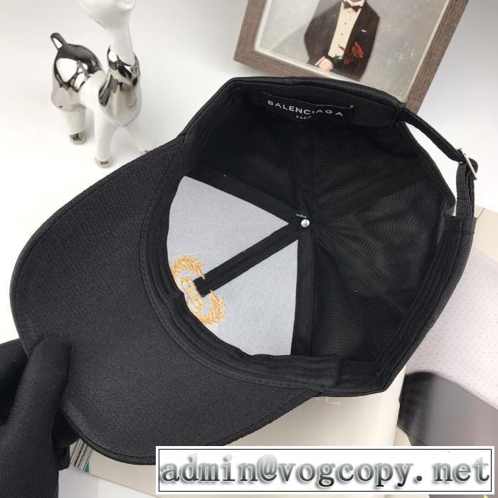 2019春夏の大注目トレンド 今っぽく新作アイテム バレンシアガ BALENCIAGA ベースボールキャップ 2色可選