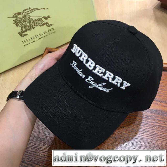 バーバリー BURBERRY ベースボールキャップ 3色可選 【2019年】夏のファッション 春夏らしい爽やかさ