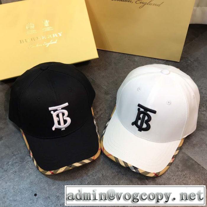 2019春夏のトレンド新商品 魅力的なカラー使い バーバリー BURBERRY ベースボールキャップ 2色可選
