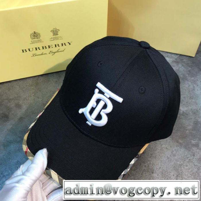 2019春夏のトレンド新商品 魅力的なカラー使い バーバリー BURBERRY ベースボールキャップ 2色可選