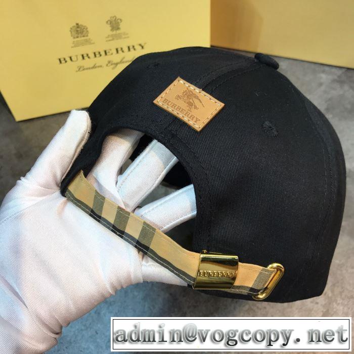 2019春夏のトレンド新商品 魅力的なカラー使い バーバリー BURBERRY ベースボールキャップ 2色可選
