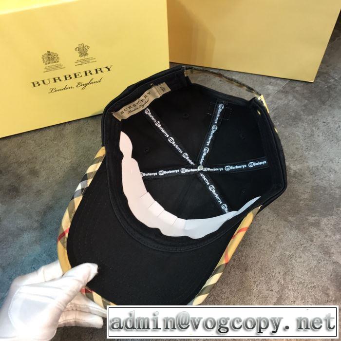 2019春夏のトレンド新商品 魅力的なカラー使い バーバリー BURBERRY ベースボールキャップ 2色可選