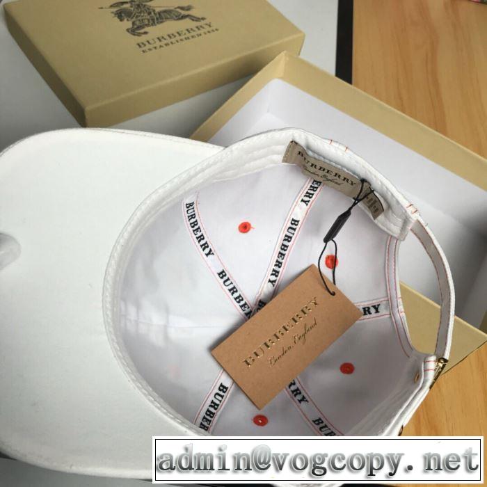 人気夏ファションおすすめ バーバリー BURBERRY ベースボールキャップ 2色可選 2019年春夏シーズンの人気