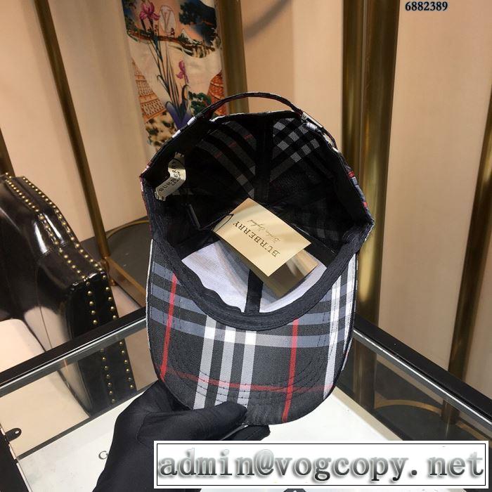 ベースボールキャップ 3色可選 今流行りの最新コレクション 2019春夏は人気定番 バーバリー BURBERRY