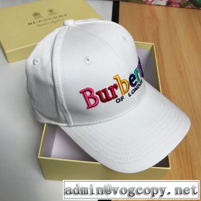 バーバリー BURBERRY ベースボールキャップ 2色可選 おしゃれデザインも大人気 2019年最新ファッション