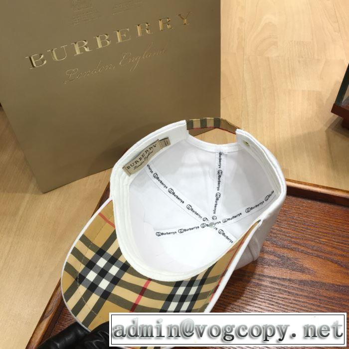 2019春夏トレンドアイテム バーバリー BURBERRY ベースボールキャップ 2色可選 今っぽく新作アイテム