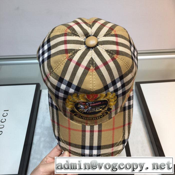 今季トレンドの限定アイテム 2019春夏の大注目トレンド バーバリー BURBERRY ベースボールキャップ