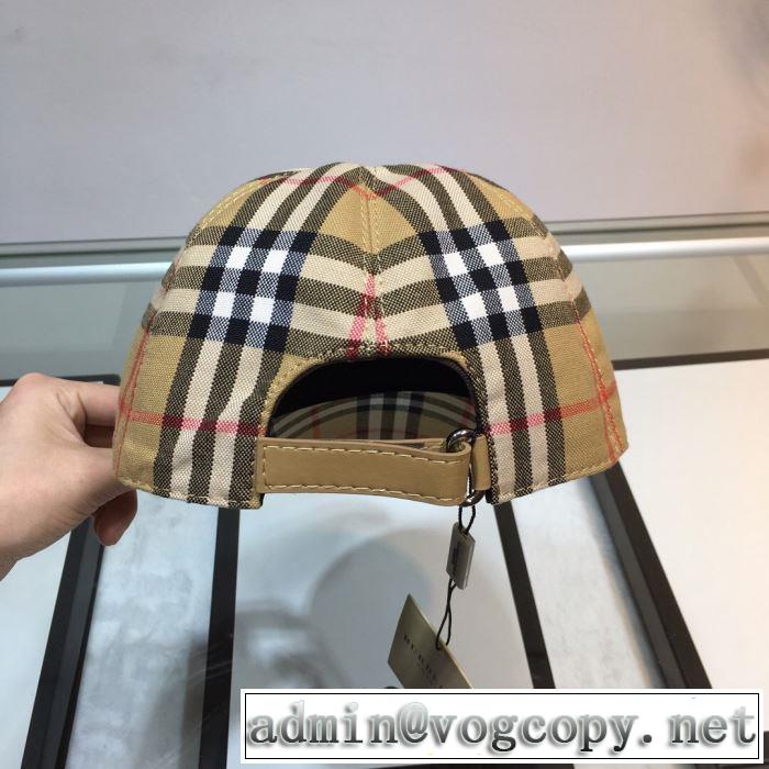 今季トレンドの限定アイテム 2019春夏の大注目トレンド バーバリー BURBERRY ベースボールキャップ