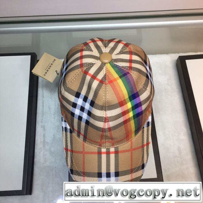 バーバリー BURBERRY ベースボールキャップ クラシカルな雰囲気 2019年春夏のトレンドアイテム