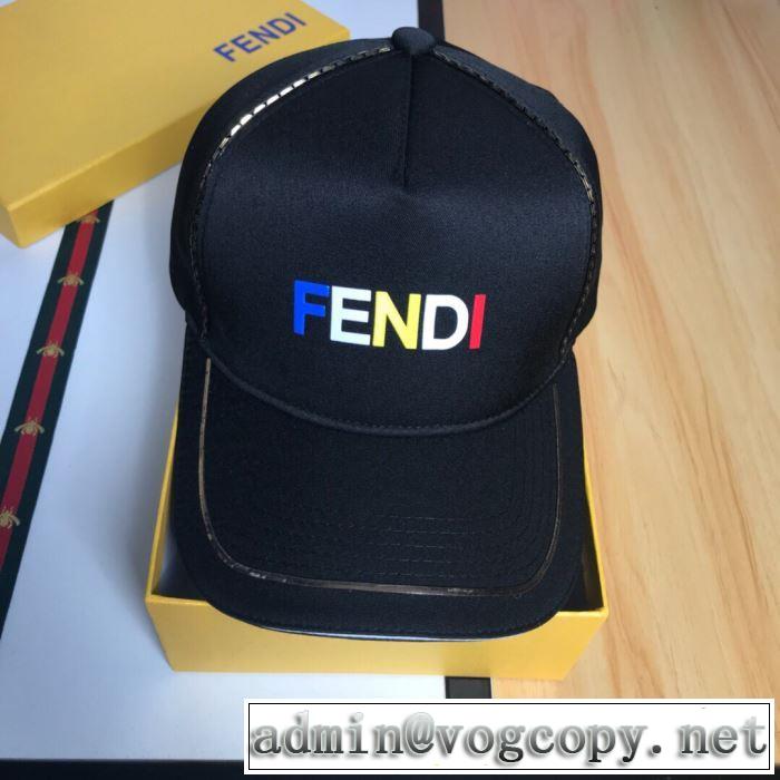 今流行のストリート上品 フェンディ FENDI ベースボールキャップ 2色可選 《2019年》今、注目のストリート