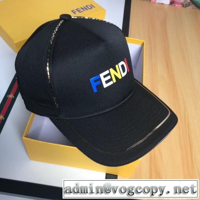 今流行のストリート上品 フェンディ FENDI ベースボールキャップ 2色可選 《2019年》今、注目のストリート