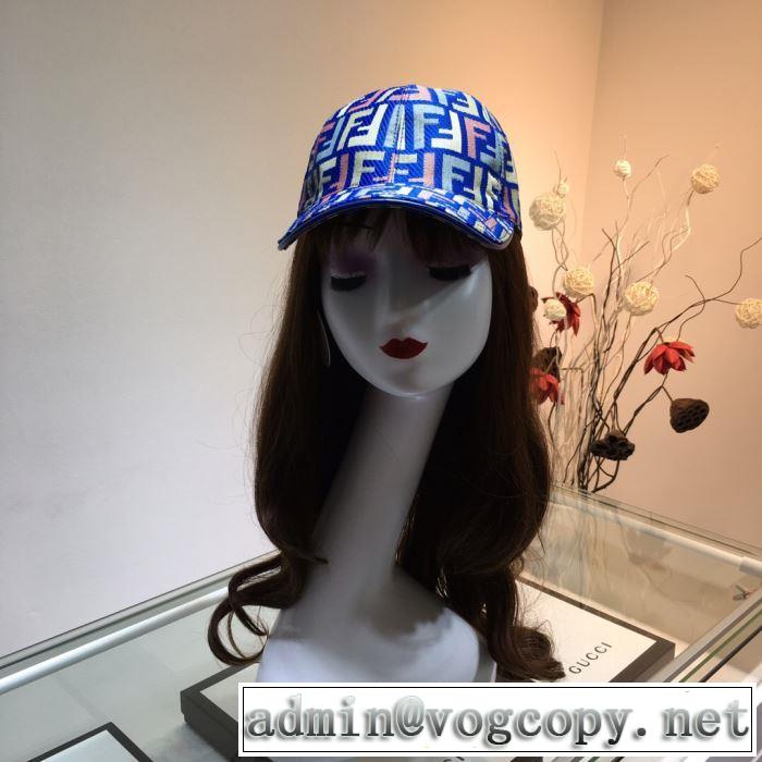 ベースボールキャップ 2色可選  今流行りの最新コレクション 2019年春夏シーズンの人気 フェンディ FENDI
