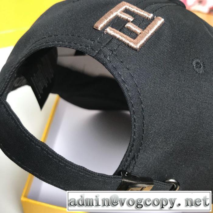 2019春夏トレンドアイテム 今年春夏ファション流行り フェンディ FENDI ベースボールキャップ 2色可選