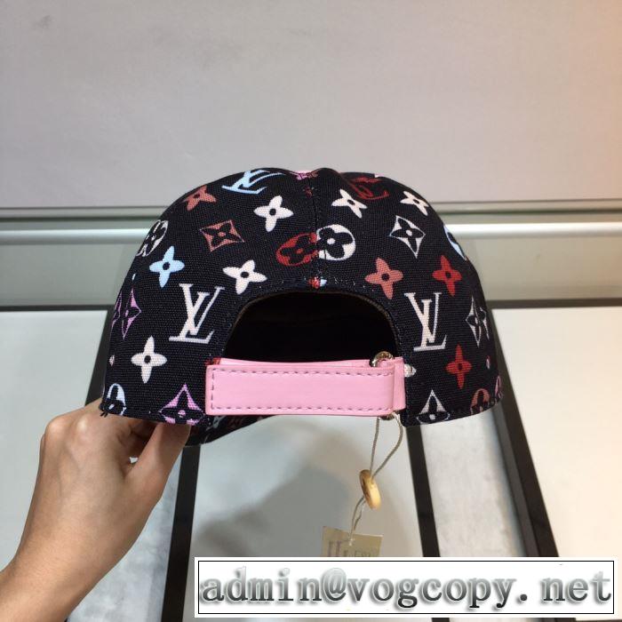 今年春夏ファション流行り 2019年最新ファッション ルイ ヴィトン LOUIS VUITTON ベースボールキャップ 2色可選