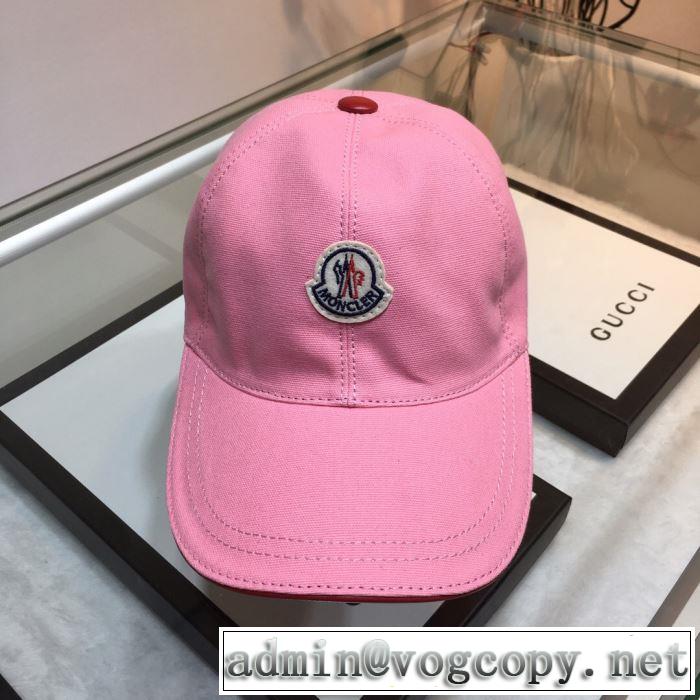 モンクレール MONCLER ベースボールキャップ 3色可選 2019春夏トレンドアイテム 春夏の流行りトップス