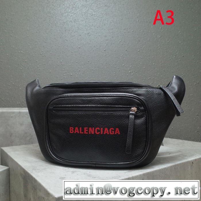 秋冬コーデと相性がいい バレンシアガ おしゃれなファッションコーデ BALENCIAGA ウエストポーチ 2019トレンド秋冬おすすめ安い