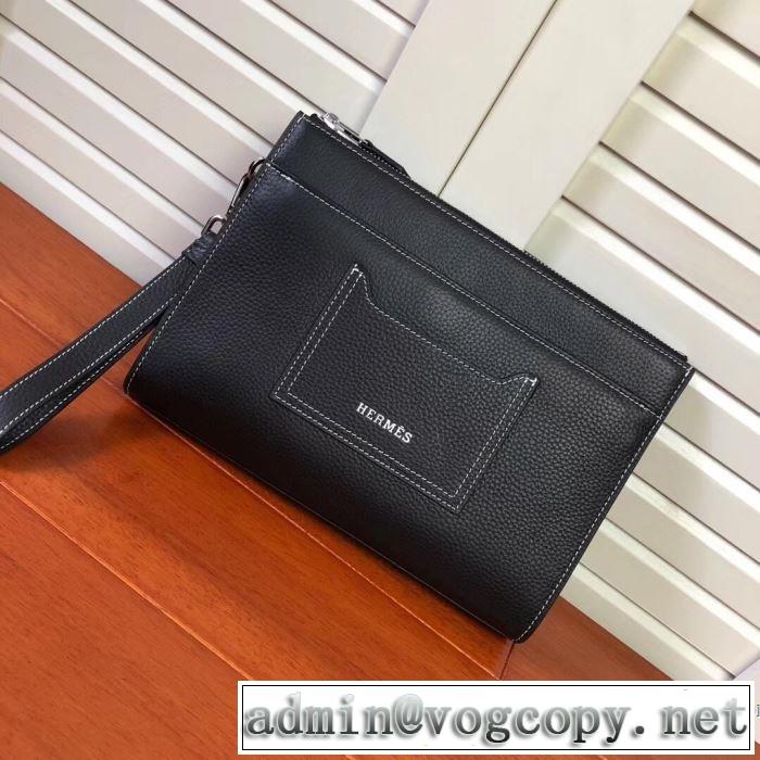 3色可選 おしゃれに秋を迎えるために エルメス 人気ブランドの秋冬新色 HERMES ポーチ  2019トレンドカラー秋冬セール