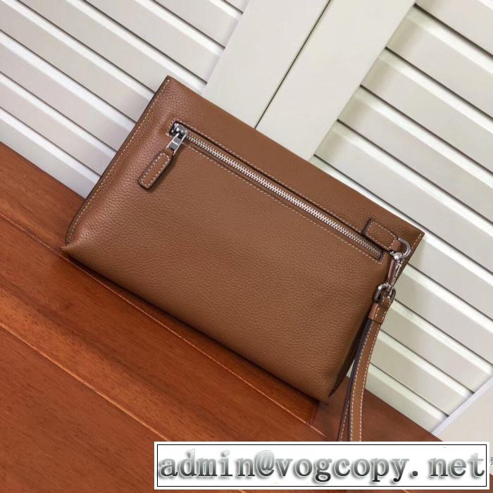 ポーチ   とにかく完璧ブランド新作 エルメス HERMES 秋服コーデ2019年版 3色可選 大胆なチェックの人気トレンド