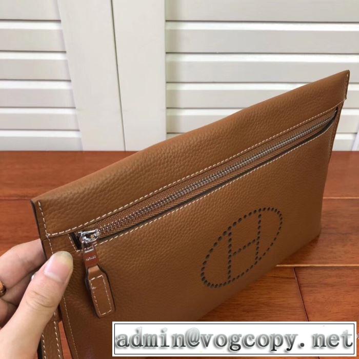ポーチ   とにかく完璧ブランド新作 エルメス HERMES 秋服コーデ2019年版 3色可選 大胆なチェックの人気トレンド