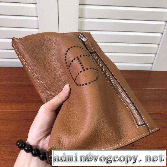 ポーチ   とにかく完璧ブランド新作 エルメス HERMES 秋服コーデ2019年版 3色可選 大胆なチェックの人気トレンド