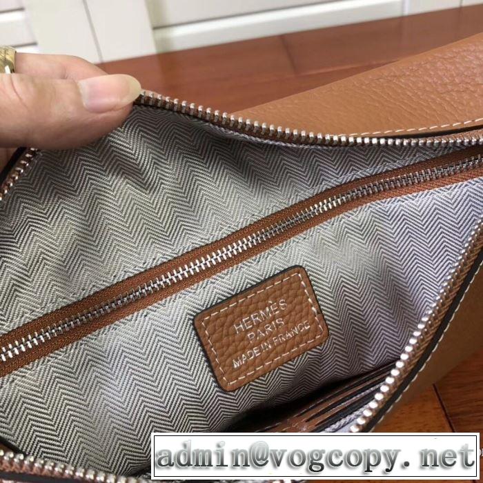 ポーチ   とにかく完璧ブランド新作 エルメス HERMES 秋服コーデ2019年版 3色可選 大胆なチェックの人気トレンド