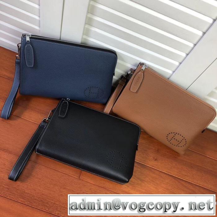 秋にはやる最新作を先取り エルメス2019秋冬トレンドアイテム  HERMES ポーチ 2色可選 さわやかに新品おすすめ