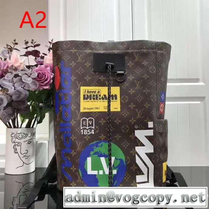 リュック 2色可選 素敵カジュアルの春夏コレクション 2019春夏は人気定番 ルイ ヴィトン LOUIS VUITTON