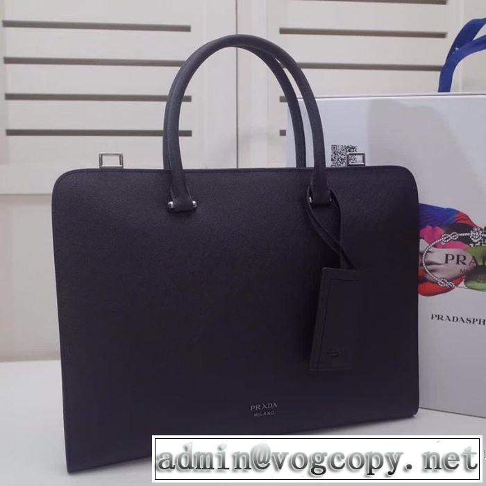 2色可選 ビジネスバッグ クラシカルな雰囲気 2019年春夏流行ファッション プラダ PRADA