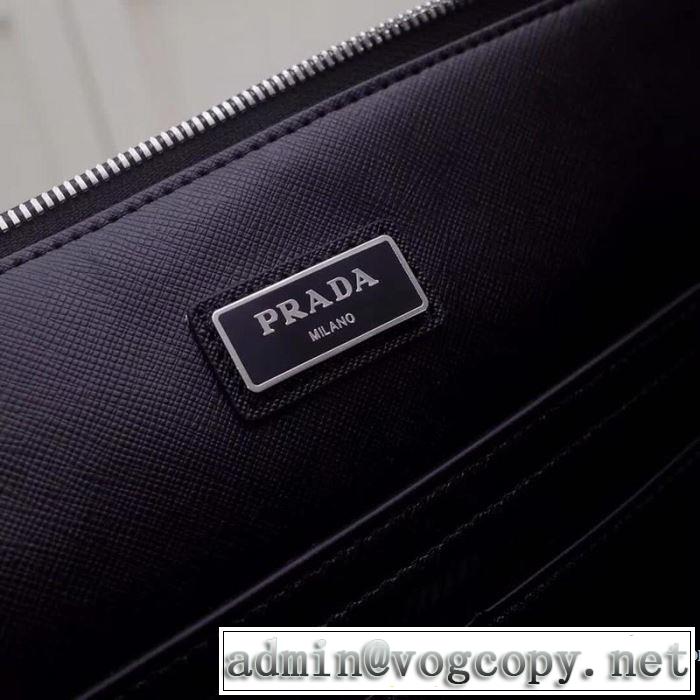 2色可選 ビジネスバッグ クラシカルな雰囲気 2019年春夏流行ファッション プラダ PRADA