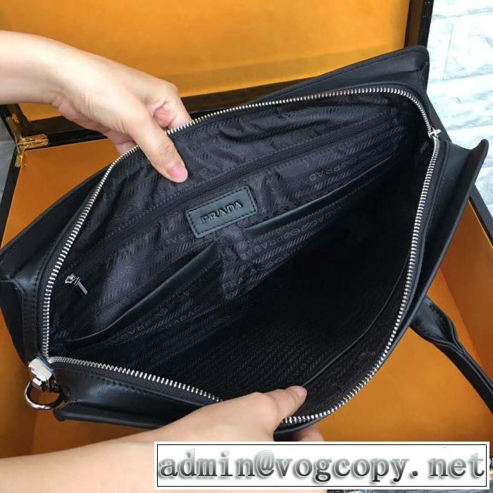 2019春夏トレンドアイテム 今年は大きめの新作がトレンド プラダ PRADA ビジネスバッグ
