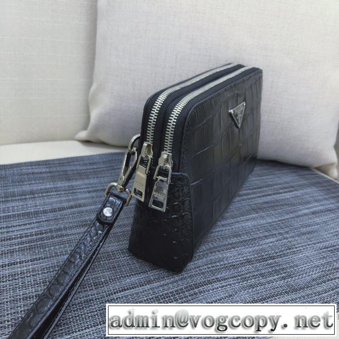 さわやかに新品おすすめ ポーチ 2019秋冬トレンドアイテム プラダ PRADA 今年注目な新品セール