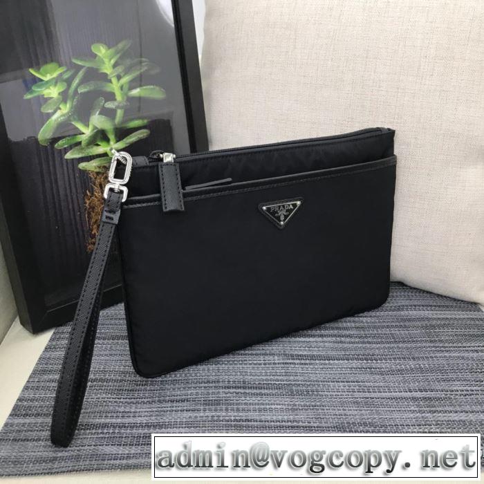 ヒットする秋冬コレクション ポーチ 2019トレンドアイテム激安 プラダ PRADA 秋冬ファッションコーディネート