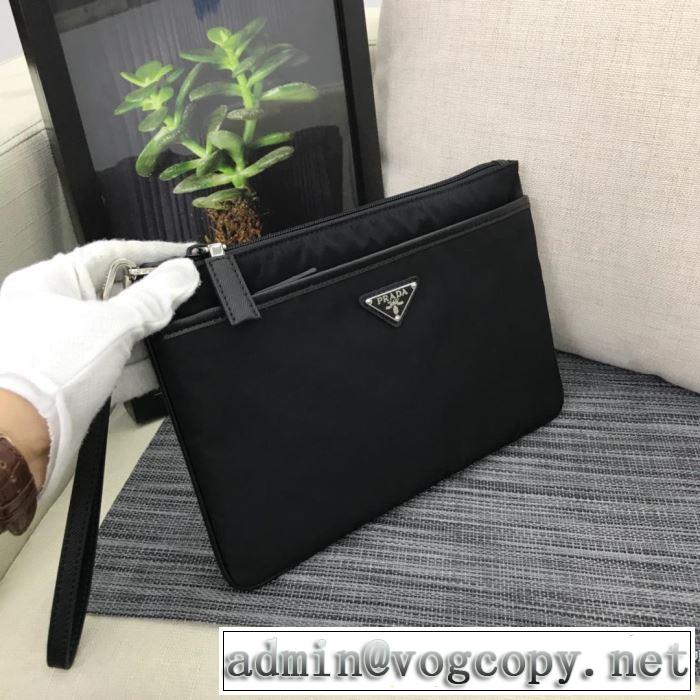 ヒットする秋冬コレクション ポーチ 2019トレンドアイテム激安 プラダ PRADA 秋冬ファッションコーディネート