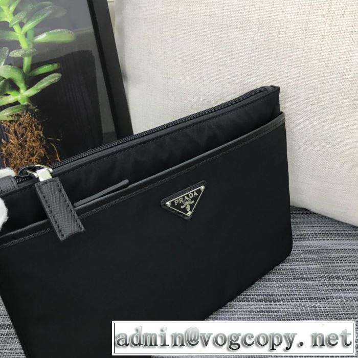 ヒットする秋冬コレクション ポーチ 2019トレンドアイテム激安 プラダ PRADA 秋冬ファッションコーディネート